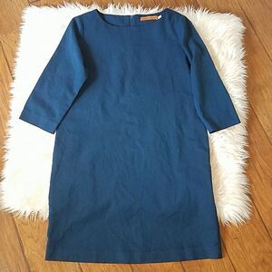 ROBERTA FREYMANN Navy Shift Dress - Size Medium
